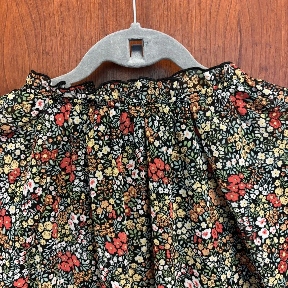 Show Me Your MuMu Ditsy Floral Birdie Boho Flowy Bridal Shower Mini Dress XS - Picture 9 of 13